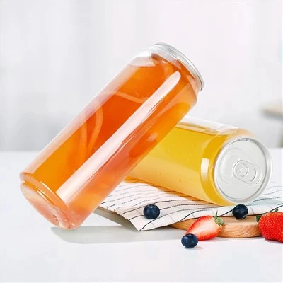 NH Disponibel PET-koppar Dricksjuice Plastburkar