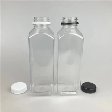 8 oz plastsaftflaska