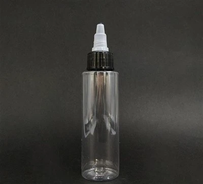 Eterisk olja flytande juice plastflaska med vridlock