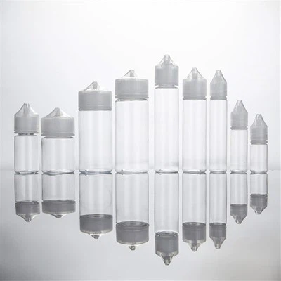 V3 Transparent PET Plast Squeeze Dropper Flaska