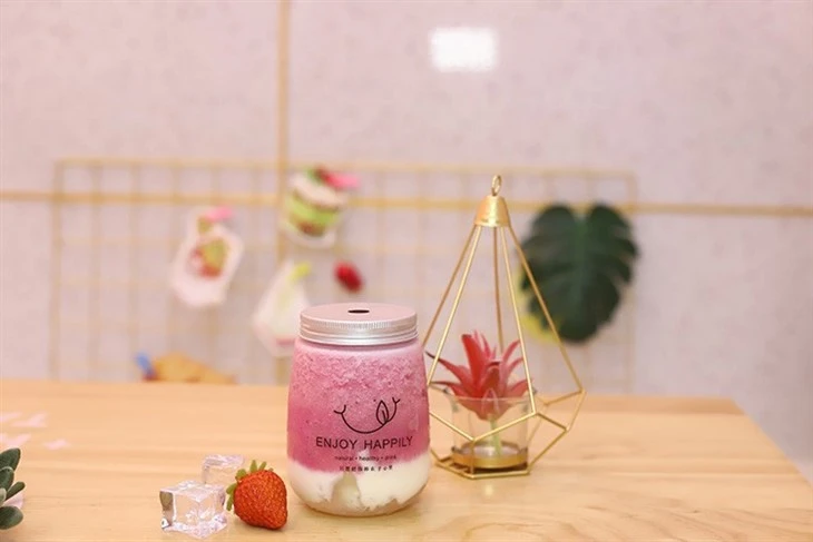 Transparent U Shaped Plastic Bottle Transparent Juice Drink