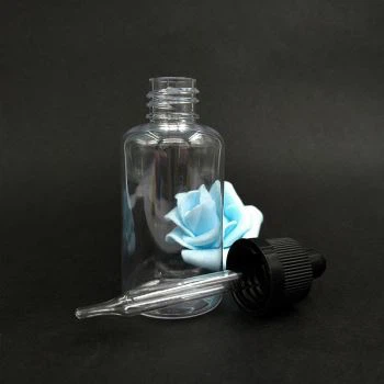 BOSTON ROUND PLASTIC BOTTLE
